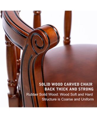 Cow Leather Swivel Bar Stool - 26" - Brown