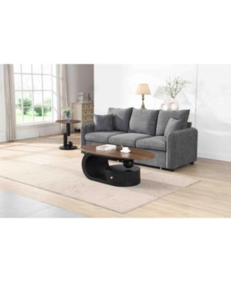 Nesting Coffee Table Set of 2 Black
