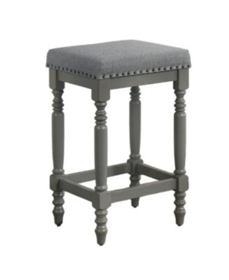 Rustic Gray Counter Stools (Set of 2) - 26 Inch
