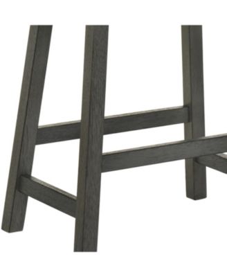 Rustic Backless Counter Stool Set of 2 - 25" Farmhouse Barstools