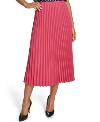 Tommy Hilfiger Women's Pleated Pull-On Skirt - Macy's