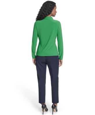 Women's Long-Sleeve Collared Shirt