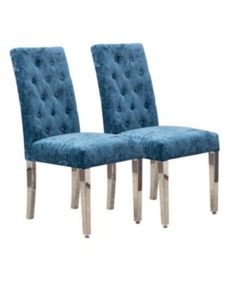 Streamdale Modern Velvet Dining Chairs (Set of 2)