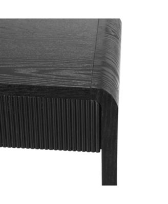 Streamdale Modern 3-Drawer Console Table - Slat Design