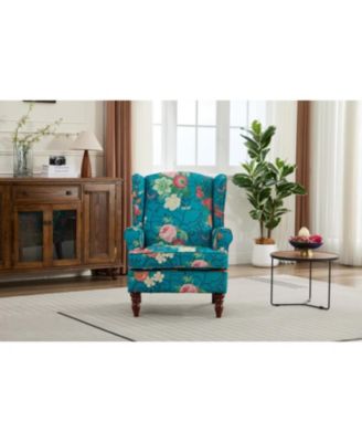 Floral Cyan Chair