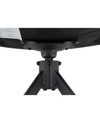 Swivel Dining Chairs Set of 2, Gold Mesh Leather, High Back