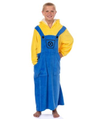 Kids Pajama Bob Pull-On Hooded Blanket Sweatshirt Loungewear Sleepwear
