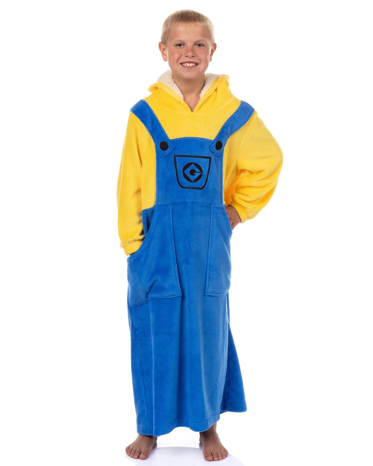 Boys' Pajama Kids Bob Pull-On Hooded Blanket Sweatshirt Loungewear Sleepwear