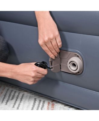 Tritech LoungeLux Headboard 33" Queen Air Mattress with Built-in AC Pump