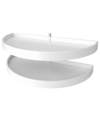 39" Lazy Susan Half-Moon Polymer Two-Tier Blind Cabinet 6882-39-11-570