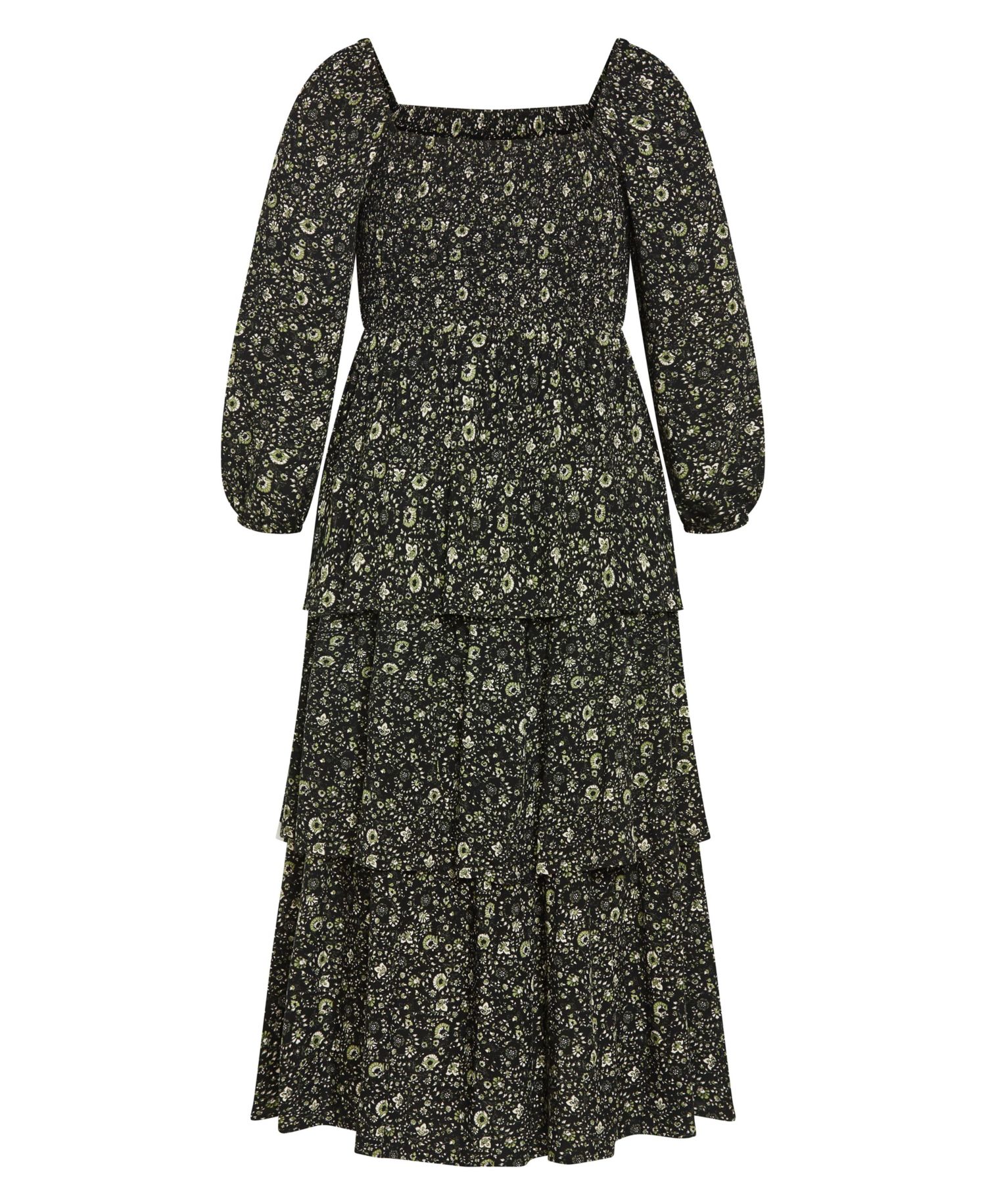 Plus Size Dahlia Tiered Maxi Dress