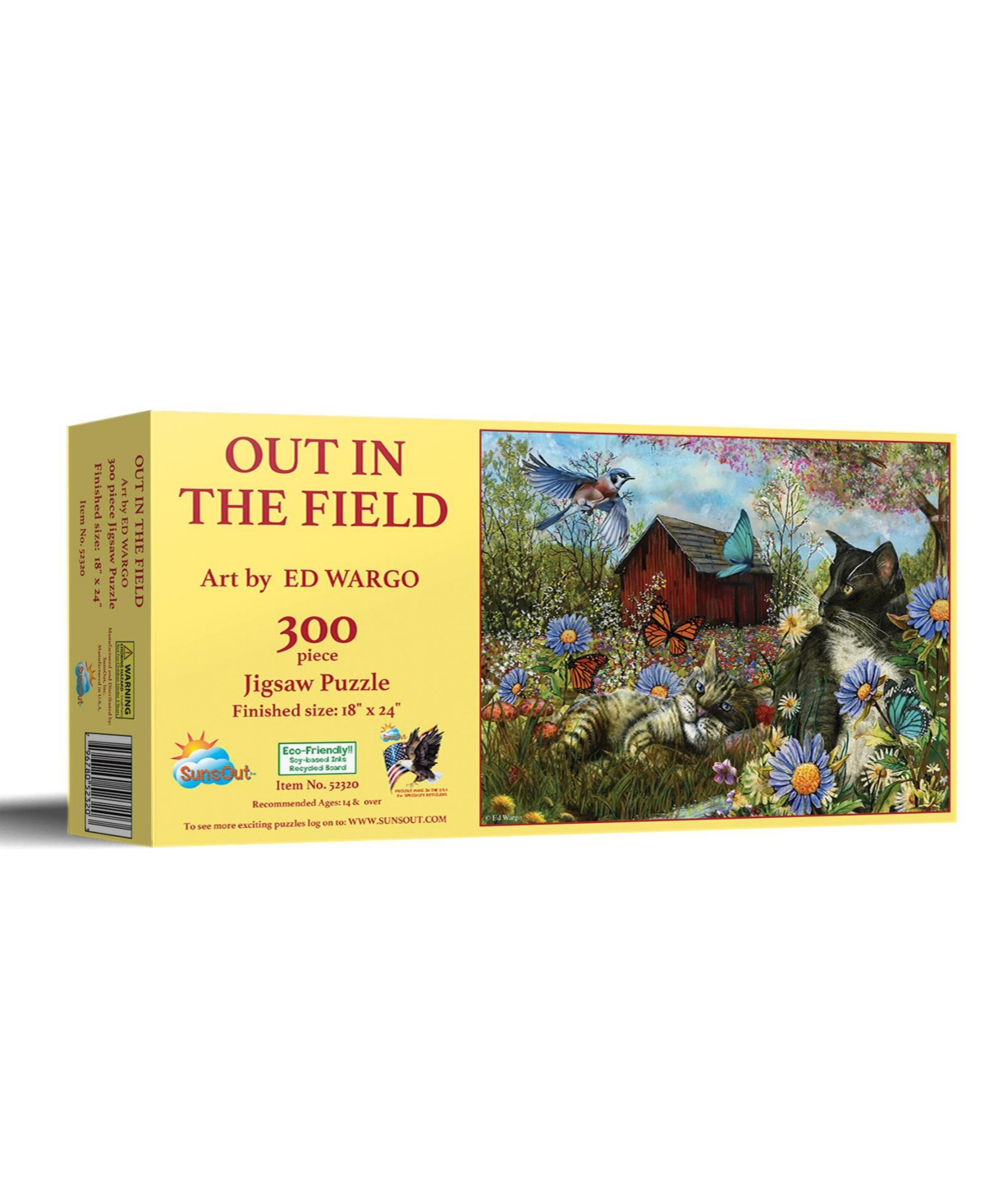 SunsOut Out in the Field 300 piece Jigsaw Puzzle for Adults