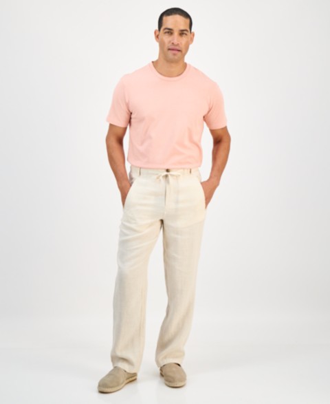 Мужские брюки Club Room Men's 100% Linen Pants