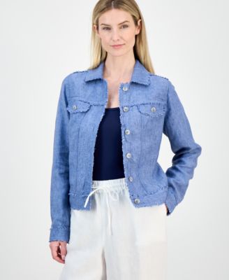 Women's 100% Linen Jacket, Created for Macy's