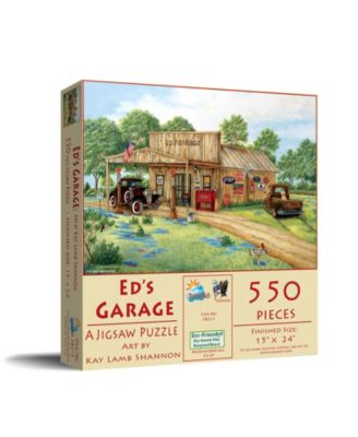 Ed's Garage 550 piece Jigsaw Puzzle for Adults