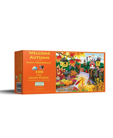 Детский пазл SunsOut Welcome Autumn 300-Piece Jigsaw Puzzle, Ages 15+