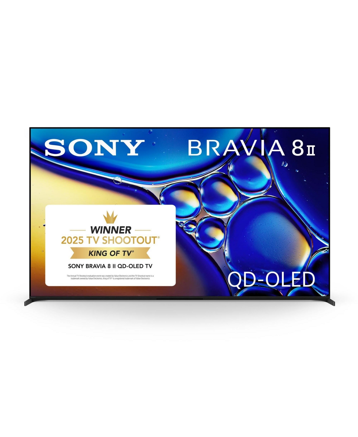Sony K65XR80M2 65 Inch Bravia 8 Qd-oled 4K Hdr Google Tv with an AudioQuest PQ505NA PowerQuest 505 12 Outlet Surge Protector (2025)