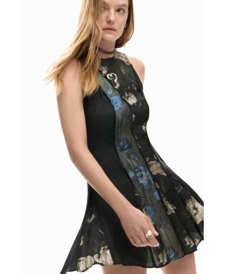 Women's Flared dress with flowers