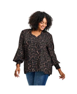 Women's Abby Blouson Sleeve Blouse