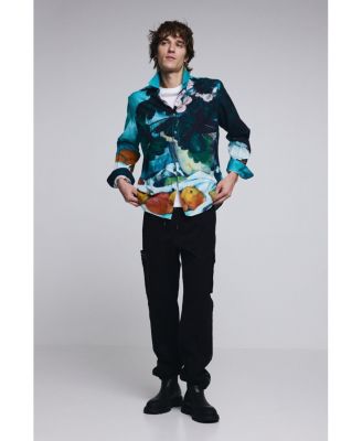 Men's Still life checkered shirt