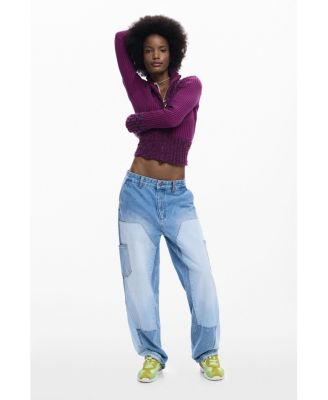 Men's Patch denim trousers