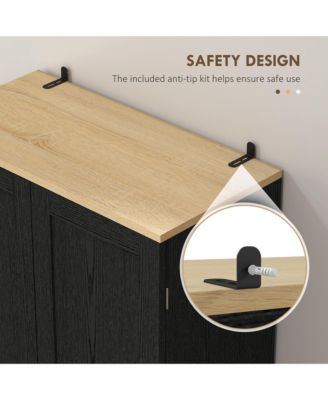 67" Kitchen Pantry Storage Cabinet w/ Shelves