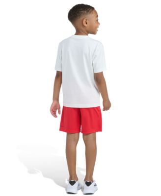 Boys' 2T-7 Essential Graphic T-Shirt and Shorts, 2-Piece Set