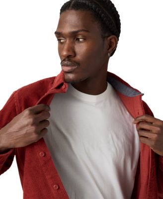 Men's Relaxed-Fit Long-Sleeve Button-Front Worker Shirt