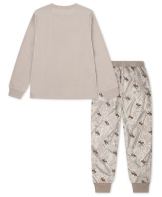 Boys' Long-Sleeve T-Shirt and Printed Jogger Pants, 2-Piece Set