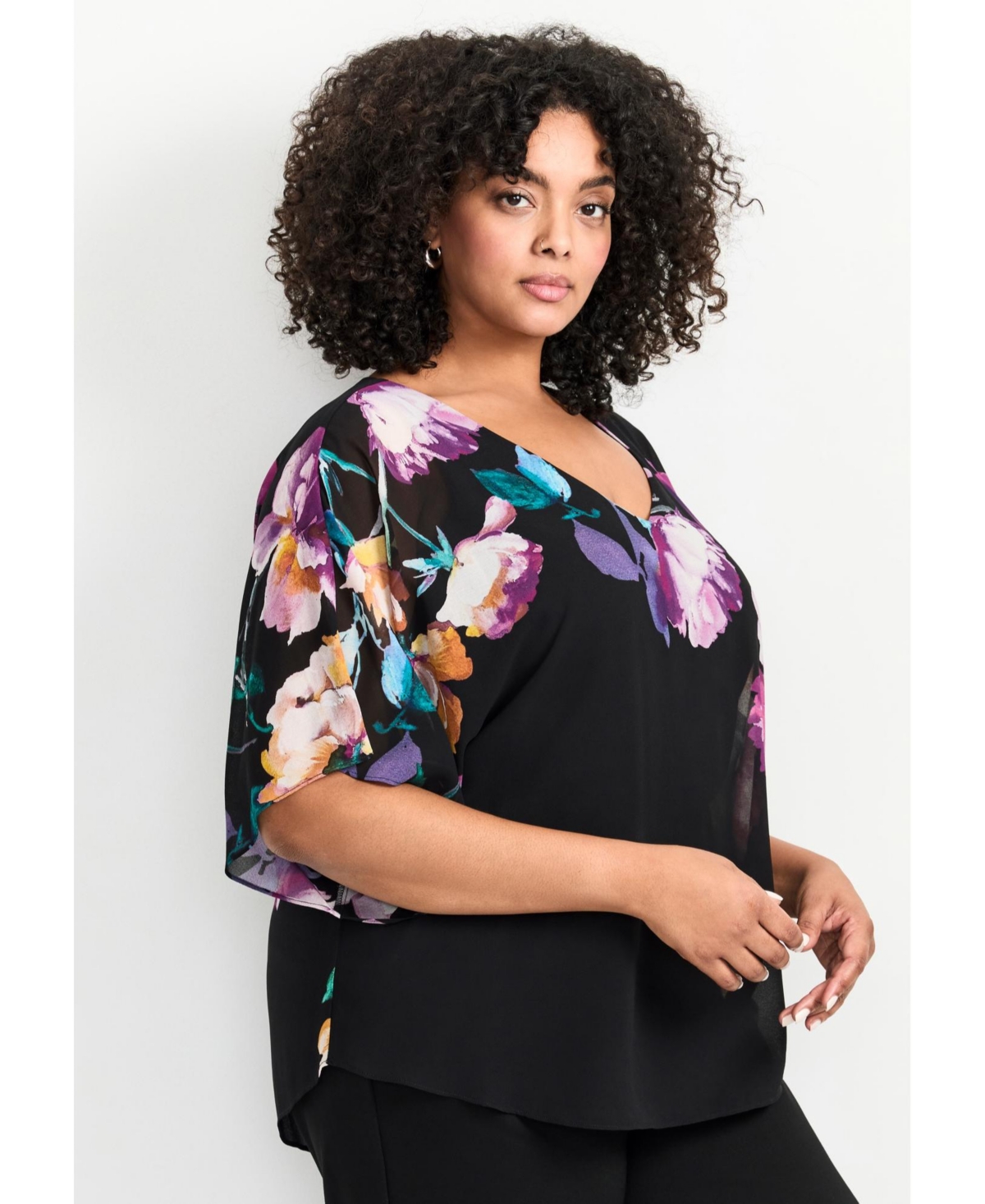 Avenue Women's Love Story Overlay Blouse