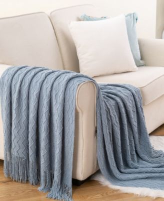 Wave-Link Texture Lightweight Throw, 50" x 60"