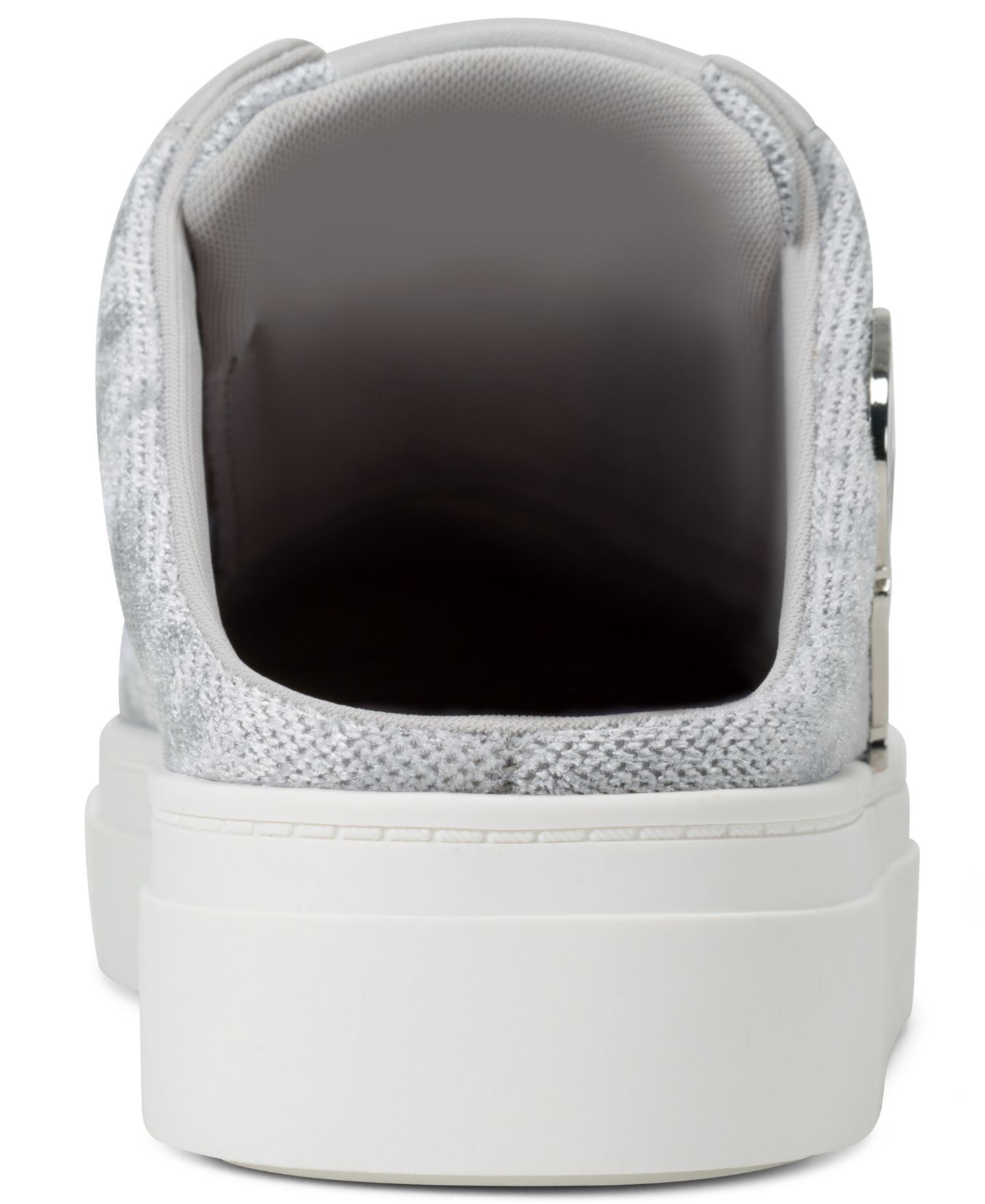 Женские кроссовки KARL LAGERFELD PARIS Cambria Slip-On Sneaker Mules, цвет: Серый — фото 3