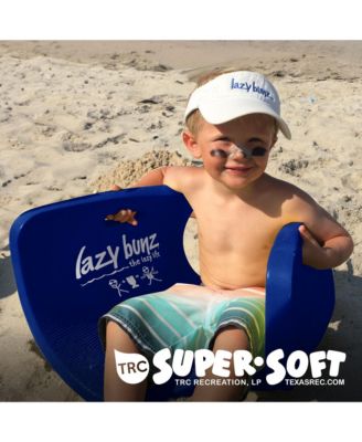 Lazy Bunz Foam Saddle Swimming Pool Lounger Float, Navy Blue