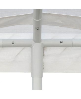 Domain 10 x 20 Foot Straight Leg Instant Canopy Tent Set, White
