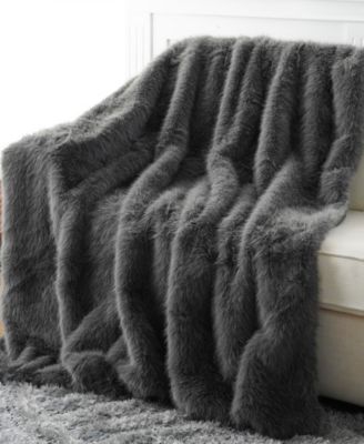 Lifestyle Faux Fur Throw, 60" x 80"