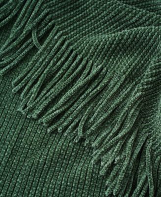 Classic Textured Ribbed Knit Throw, 50" x 60"