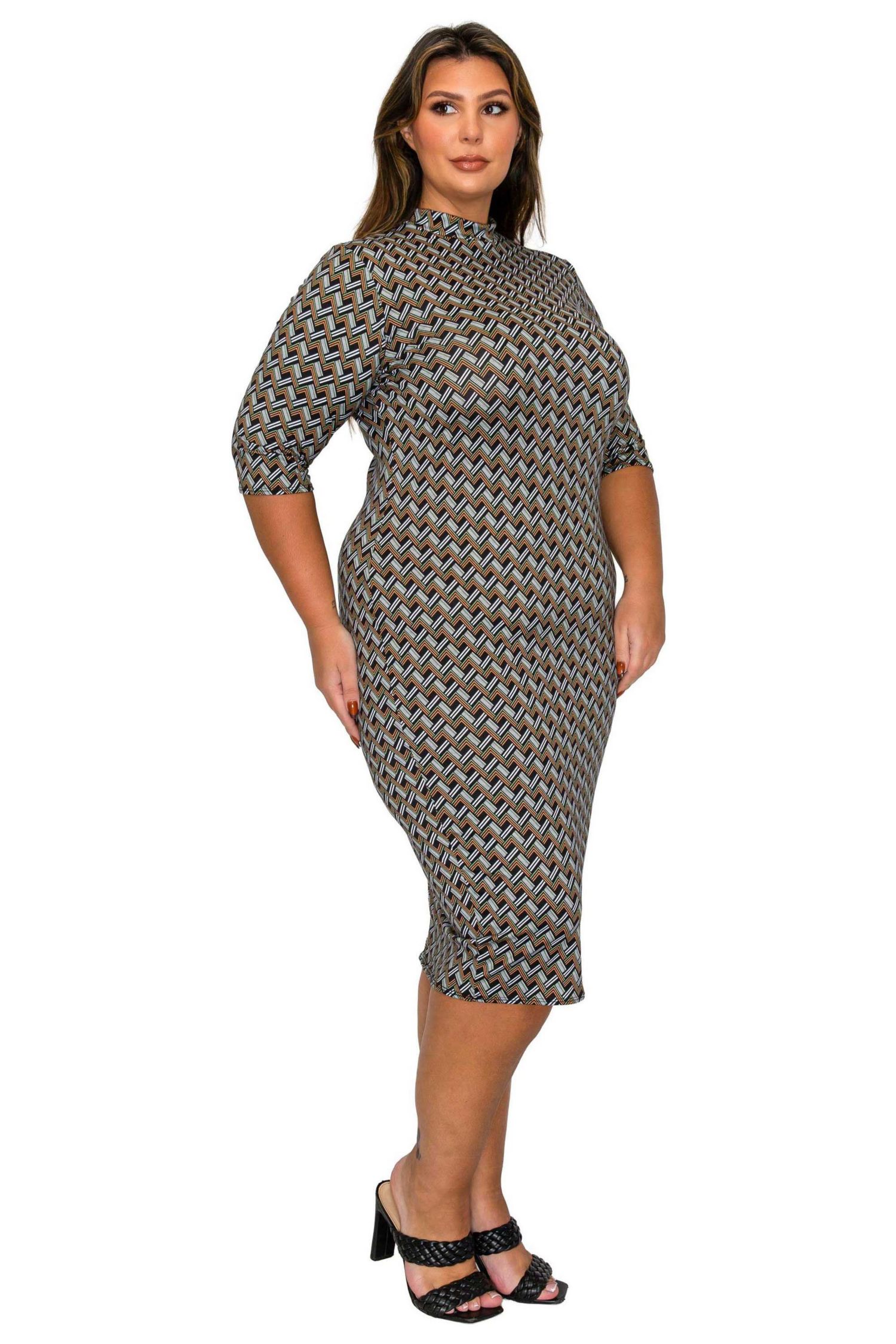 Plus Size Gallarda Midi Dress