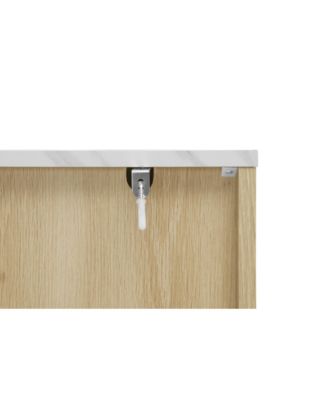 Fluted 6-Drawer Double Dresser with LED