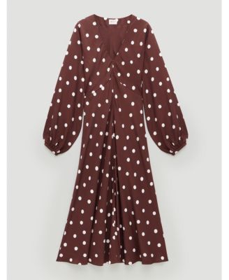 Women's Grace V-Neck Long Sleeve Dress