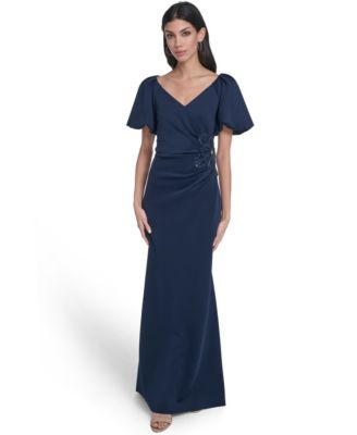 Women's V-Neck Ball Gown