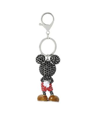Mickey Mouse Crystal Pav&eacute; Bag Charm Keychain – Officially Licensed