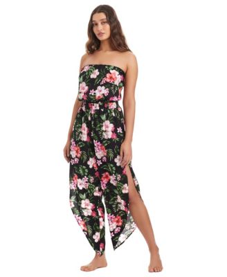 Women's Tropical Heat Printed Tube Jumpsuit, Macy's Exclusive