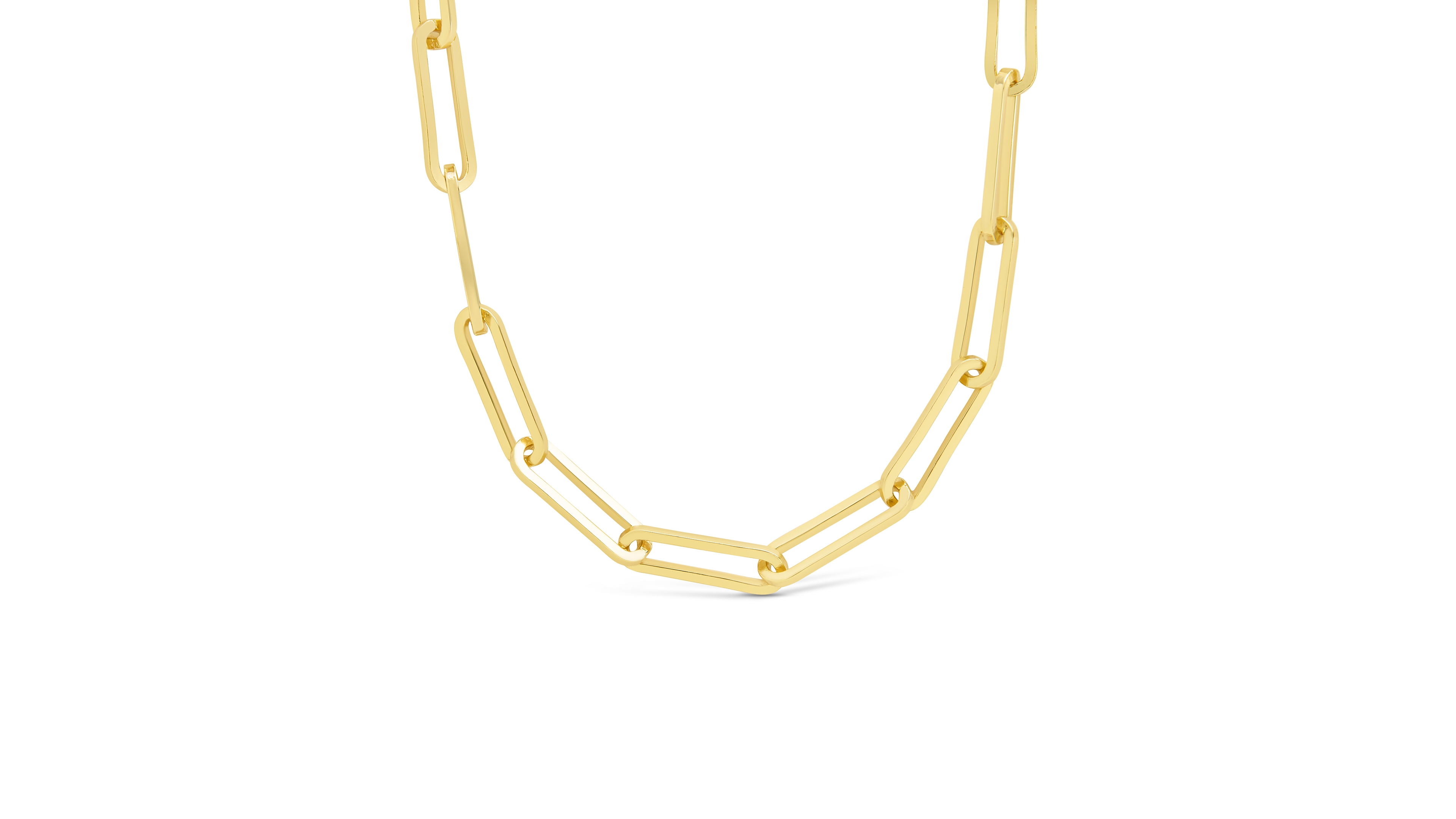 Sterling Forever Paperclip Chain Necklace