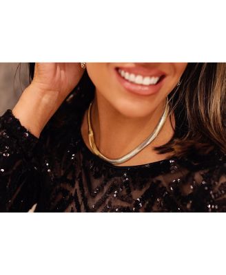 8mm Gold Plated Chain Necklace