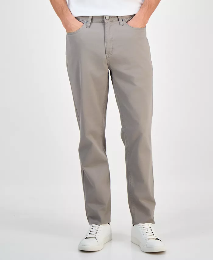 Men's Five-Pocket Straight-Fit Twill Pants - thumbnail 9