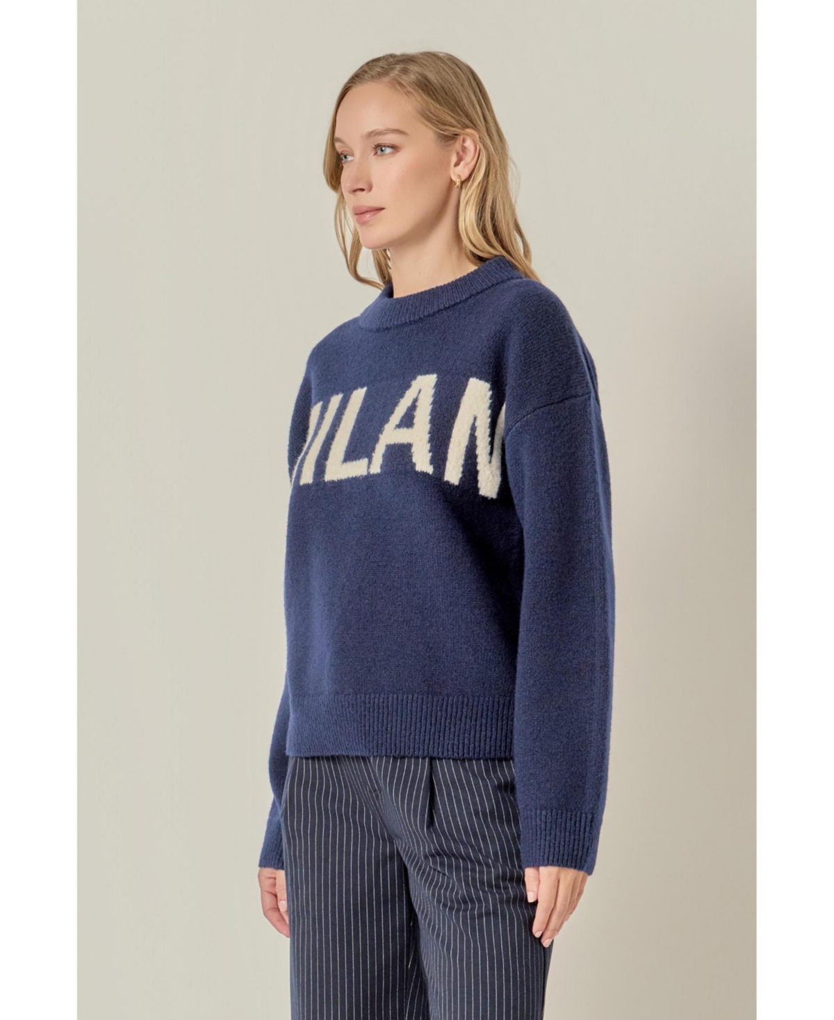 English Factory Women's Lettering Sweater