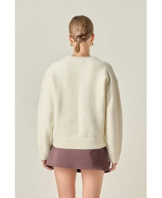 Women's Lettering Sweater