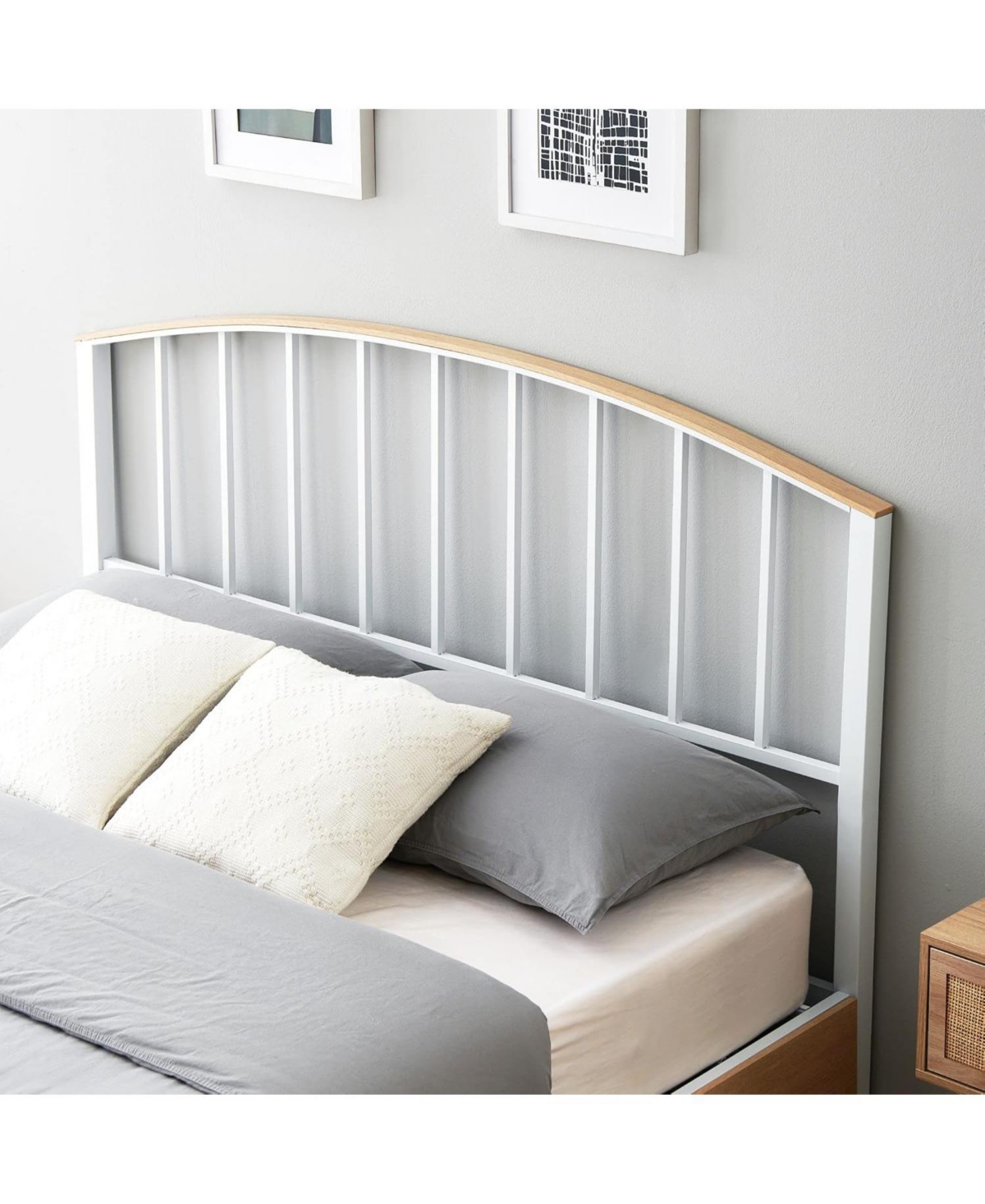 gaomon Full Size Metal Bed Frame with Headboard & Footboard 4 Storage Drawers No Box Spring