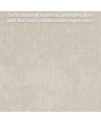 Twin Size Velvet Bed Frame, Corduroy Upholstered Twin Bed Frames Platform