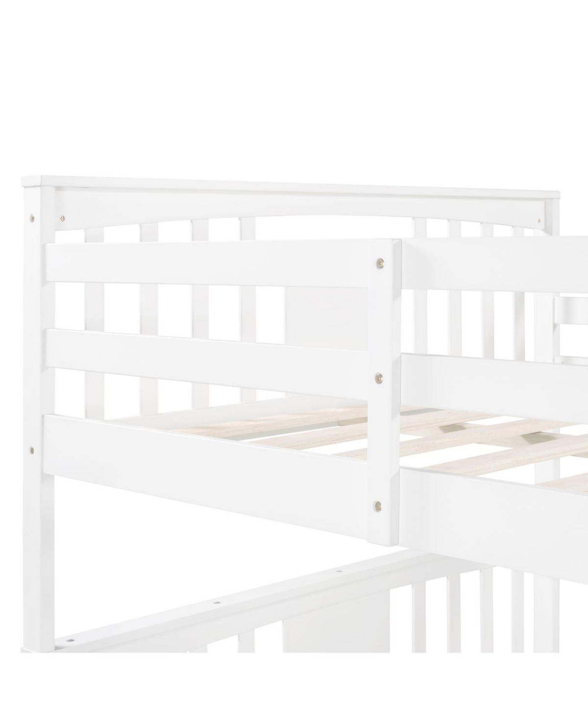 Streamdale Furniture + Full Over Wood Drawers & Ladder Bunk Bed